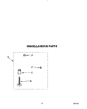 MISCELLANEOUS Diagram and Parts List for KAWE564WAL3  KitchenAid Washer