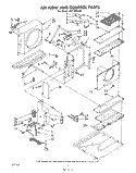SECTION Diagram and Parts List for ALFH0820  Whirlpool Air Conditioner