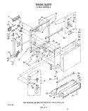 DOOR Diagram and Parts List for WU6850V0  Roper Dishwasher