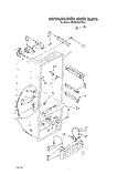 REFRIGERATOR LINER Diagram and Parts List for JWARG481PW01  Whirlpool Refrigerator