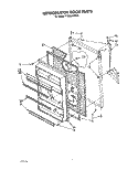 REFRIGERATOR DOOR, LIT/OPTIONAL Diagram and Parts List for TT20BKXWW01  Whirlpool Refrigerator