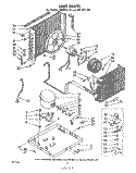 SECTION Diagram and Parts List for AKFW1140  Whirlpool Air Conditioner