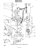 DRIVE Diagram and Parts List for LA5310XPW0  Whirlpool Washer