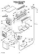 ICEMAKER PARTS Diagram and Parts List for KSSC48QMS03  KitchenAid Refrigerator