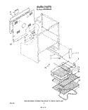 OVEN (CONTINUED) Diagram and Parts List for KEES705SWB0  KitchenAid Microwave Oven Combo