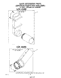 SALES ACCESSORY LCK 4500 , SALES AC Diagram and Parts List for LT5000XMW1  Whirlpool Washer Dryer Combo