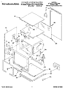 UPPER OVEN, OPTIONAL Diagram and Parts List for KEBS276YBL4  KitchenAid Wall Oven