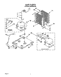 SECTION Diagram and Parts List for BUDH2500YS0  Whirlpool Dehumidifier