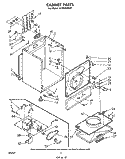 SECTION Diagram and Parts List for LE7800XKW1  Whirlpool Dryer