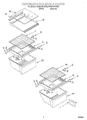 REFRIGERATOR SHELF Diagram and Parts List for RS22AQXGN00  Roper Refrigerator