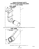 SALES ACCESSORY Diagram and Parts List for LT4900XMW0  Whirlpool Washer Dryer Combo