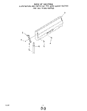BACKGUARD Diagram and Parts List for 1414W0A  Roper Range