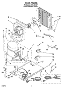 UNIT PARTS Diagram and Parts List for KUIA15PLLS1  KitchenAid Ice Maker