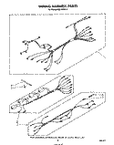 WIRING HARNESS Diagram and Parts List for RS610PXK3  Whirlpool Range