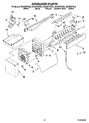 ICEMAKER PARTS, OPTIONAL PARTS (NOT INCLUDED) Diagram and Parts List for GX5FHTXTS01  Whirlpool Refrigerator