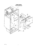 LINER Diagram and Parts List for JWARG475WP00  Whirlpool Refrigerator