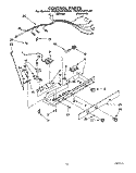 CONTROL Diagram and Parts List for RS20CKXAL02  Roper Refrigerator