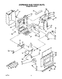 DISPENSER AND FRONT Diagram and Parts List for KSSS42DAX03  KitchenAid Refrigerator
