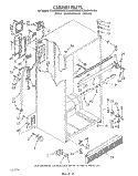 CABINET Diagram and Parts List for ET20ZKXWG00  Whirlpool Refrigerator