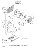 UNIT Diagram and Parts List for ACP552XT0  Whirlpool Air Conditioner