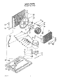 SECTION Diagram and Parts List for ALJ12020  Whirlpool Air Conditioner