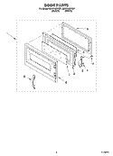 Part Location Diagram of 8172121 Whirlpool PANEL-DOOR