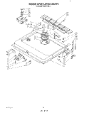 DOOR AND LATCH Diagram and Parts List for KUD121SS1  KitchenAid Dishwasher