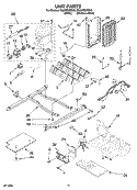 UNIT PARTS Diagram and Parts List for ID5HHEXTQ00  Whirlpool Refrigerator
