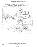 BURNER Diagram and Parts List for LG9801XPW1  Whirlpool Dryer