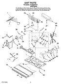 UNIT PARTS Diagram and Parts List for JFC2089HPR10  Whirlpool Refrigerator