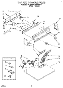 SECTION Diagram and Parts List for REL4636BW2  Roper Dryer
