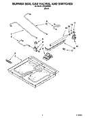 Part Location Diagram of 8186827 Whirlpool PIPE-MNFLD