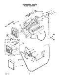 ICEMAKER, LIT/OPTIONAL Diagram and Parts List for KSSS36DWX02  KitchenAid Refrigerator