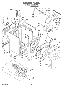 Part Location Diagram of WPW10144494 Whirlpool Plug-Hole