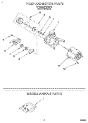 PUMP AND MOTOR, MISCELLANEOUS Diagram and Parts List for WU5750Y3  Roper Dishwasher