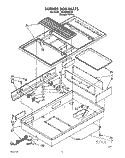 BURNER BOX, LIT/OPTIONAL Diagram and Parts List for SC8900EXQ0  Whirlpool Cooktop