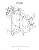 LINER Diagram and Parts List for ET18ZKXTM02  Whirlpool Refrigerator