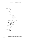 WIRING HARNESS Diagram and Parts List for DP3000XRN6  Whirlpool Dishwasher