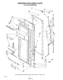 REFRIGERATOR DOOR Diagram and Parts List for ED22MM1LWR1  Whirlpool Refrigerator
