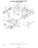 AIR FLOW AND CONTROL Diagram and Parts List for ED22MMXRWR1  Whirlpool Refrigerator