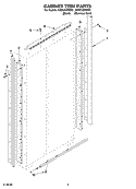 Part Location Diagram of 2003646 Whirlpool TRIM-SPACR