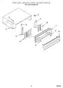 TOP GRILLE AND UNIT COVER Diagram and Parts List for KSSS48MDX05  KitchenAid Refrigerator