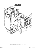 LINER Diagram and Parts List for RT18AKXXW00  Roper Refrigerator