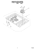 Part Location Diagram of 8184297 Whirlpool BASE