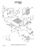 UNIT PARTS Diagram and Parts List for WSF26D2EXS02  Whirlpool Refrigerator