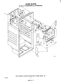LINER Diagram and Parts List for ET16EPXPWR0  Whirlpool Refrigerator