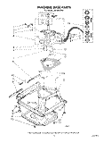 MACHINE BASE Diagram and Parts List for LA7680XSW0  Whirlpool Washer
