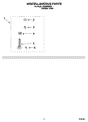MISCELLANEOUS PARTS - OPTIONAL PARTS (NOT INCLUDED) Diagram and Parts List for RAS6233PQ0  Roper Washer