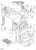 SECTION Diagram and Parts List for KEYE870BAL0  KitchenAid Dryer