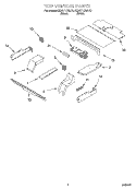 TOP VENTING, OPTIONAL Diagram and Parts List for KEBI171DBL10  KitchenAid Wall Oven